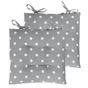 Image of Polka Twin Pack Seat Pads Grey