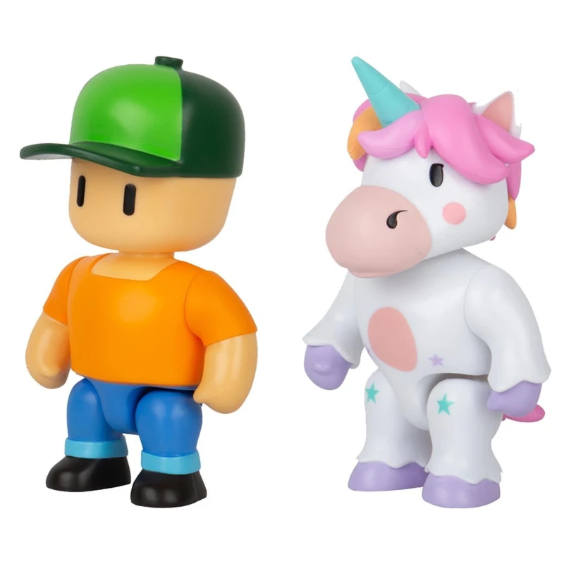 Image of Click Distribution Stumble Guys 4.5' AF 2PK - Mr Stumble & Sprinkle Small Toy Figures One Size Black 84329190000