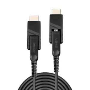 Image of Lindy 10m Fibre Optic Hybrid Micro-HDMI 18G Cable
