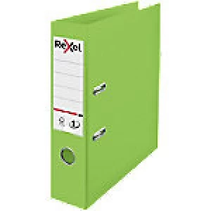Image of Rexel Choices Lever Arch File 75mm Polypropylene 2 ring Green