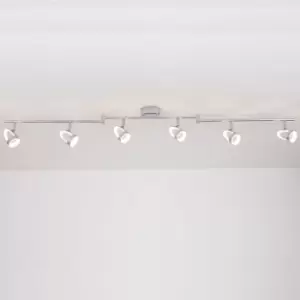 Image of Led 6 Way Adjustable Bar Ceiling Spotlights Modern Lighting Adjustable Lights Warm White (3000K)