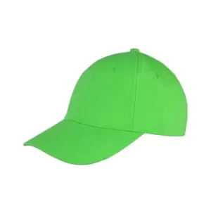 Image of Result Unisex Core Memphis 6 Panel Baseball Cap (One Size) (Lime)