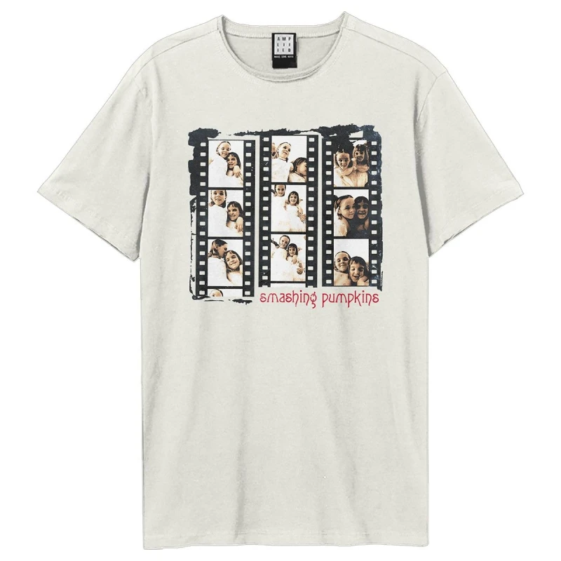 Image of Amplified Amplified Men Dream Photo Reel The Smashing Pumpkins Vintage T-Shirt in White Size: 3X-Large White XXXL Male 5063806555155