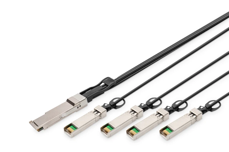 Image of Digitus 40G QSFP+ to 4XSFP+ Direct Attach Cable 2m