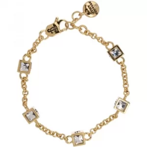 Image of Ladies Juicy Couture PVD Gold plated ICONIC CUBES BRACELET