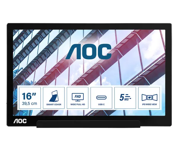 Image of AOC 15.6" I1601P Full HD IPS LED Monitor
