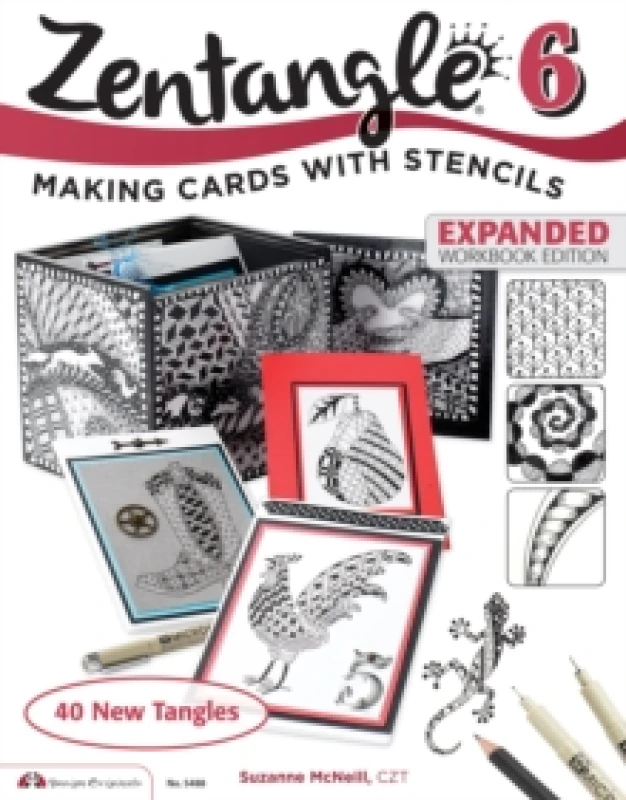 Image of Zentangle 6, Expanded Workbook Edition : Making Cards with Stencils Paperback / softback