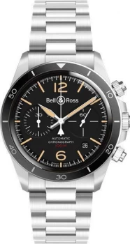 Image of Bell & Ross Watch BR V2-94 Steel Heritage Bracelet