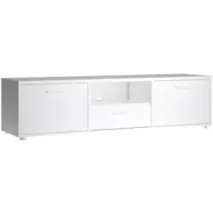 Image of Furniture To Go - Media TV-Unit with 2 Doors + 1 Drawer 147cm White