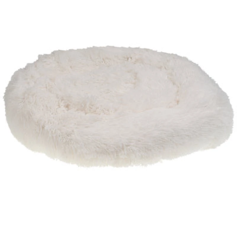 Image of Beliani Pet Bed Kulu Faux Fur Off-White