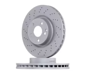 Image of ATE Brake disc MERCEDES-BENZ 24.0132-0153.1 Brake rotor,Brake discs,Brake rotors