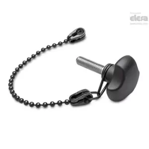 Image of ELESA Solid knob-VTT.25-SST-p-M5x10-LP