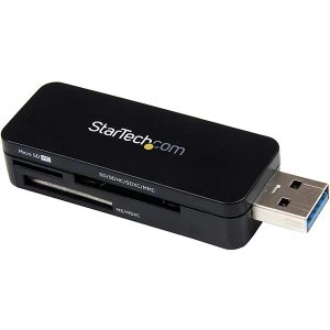Image of StarTech USB 3.0 External Flash Multi Media Memory Card Reader