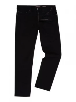 Image of Mens Michael Kors Regular Fit Black Jean Black