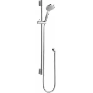 Image of Hudson Reed Slimline Slider Three Function Handset Shower Rail Kit - Chrome