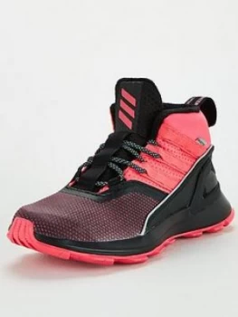 Image of Adidas Rapidarun Atr Junior Trainers -Black/Pink