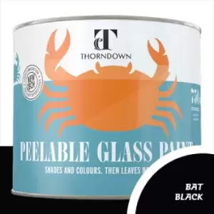 Image of Thorndown Bat Black Peelable Glass Paint 150ml - Translucent