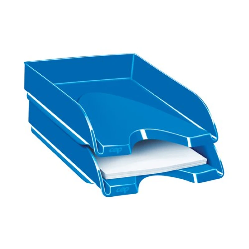 Image of CEP Pro Gloss Letter Tray A4 Blue 200G Blue
