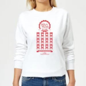 Image of National Lampoon Jelly Of The Month Club Womens Christmas Sweatshirt - White - M