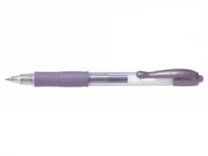 Image of Pilot G207 Gel Retractable Rollerball 0.7mm Metallic Violet (Pack 12)