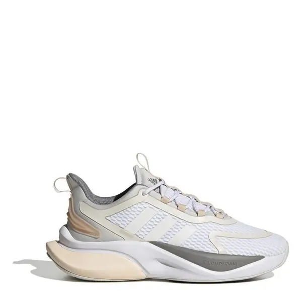 Image of adidas AlphaBounce+ Sustainable Bounce Womens Shoes - White 6