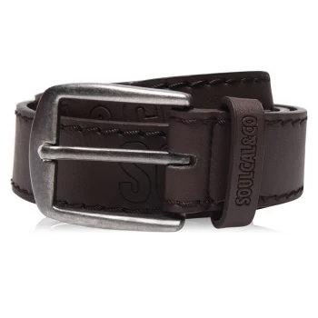 Image of SoulCal Logo Belt - Brown