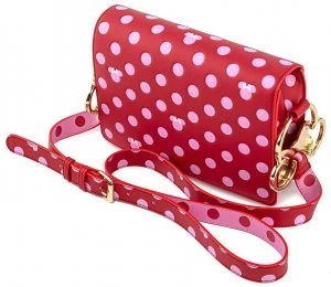 Image of Mickey Mouse Loungefly - Pink Polka Dot Shoulder Bag multicolour