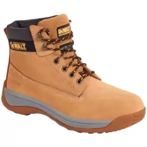 Image of Mens Apprentice Leather Industrial Steel Toe Safety Boot (12 uk) (Honey) - Honey - Dewalt