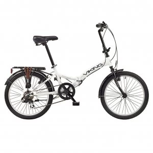 Image of Viking Metropolis 20Inch Wheel Size Folding Bike - White