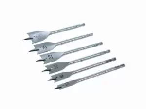 Image of Silverline 282566 Flat Bit Set 6pce 10 - 32mm