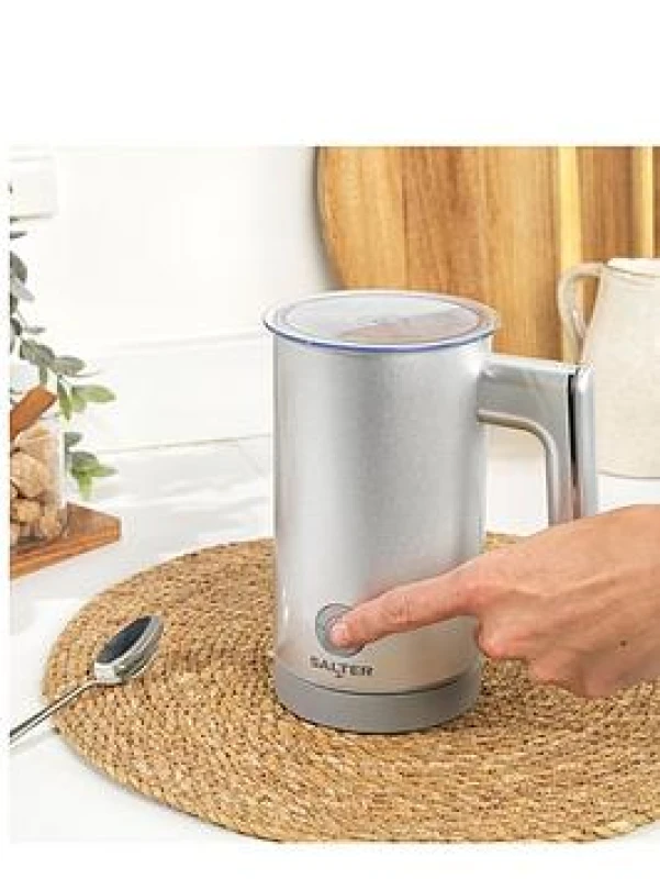 Image of SALTER EK6359 Milk Frother - Silver/Grey 5054061591842