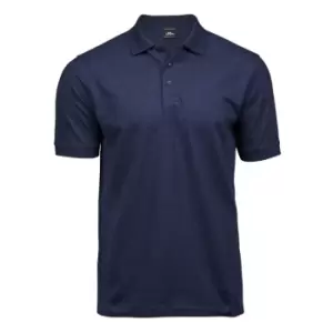 Image of Tee Jays Mens Luxury Stretch Short Sleeve Polo Shirt (S) (Denim)