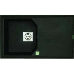 Image of Rok Designer 1 Bowl Compact Sink Black