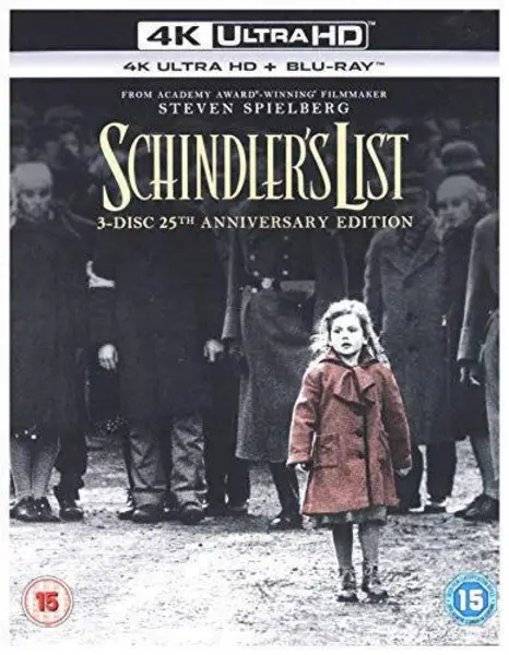 Image of Schindler's List - 25th Anniversary Edition 4KUHD Bluray Digital Download