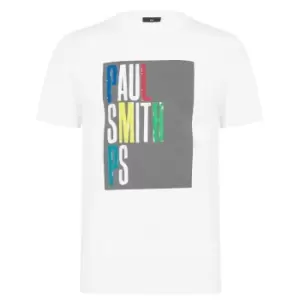 Image of Paul Smith Box Script T-Shirt - White