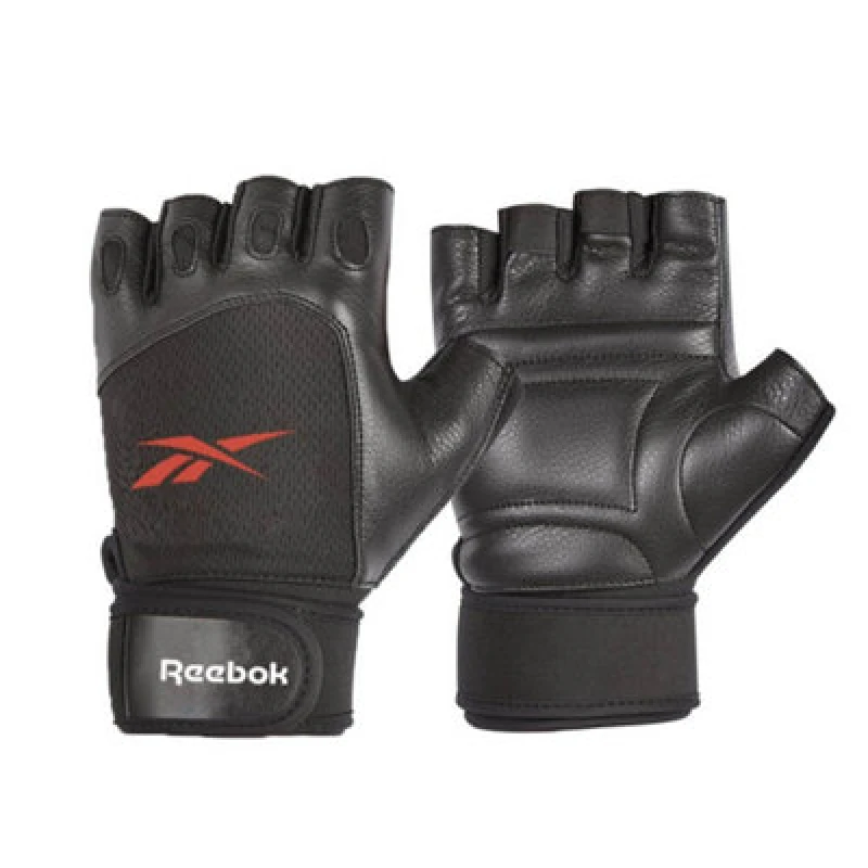Image of Reebok Lifting Gloves in Black Size: Medium Black M Unisex 0885652013796