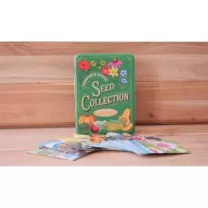 Image of Thompson & Morgan Thompson and Morgan Green Seed Collection Tin214mm x 157mm x 55mm