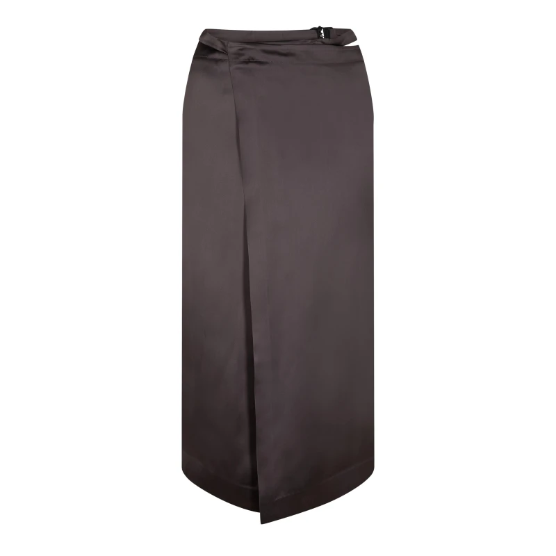 Image of Off White Duchesse Skirt Black female 10 (42)