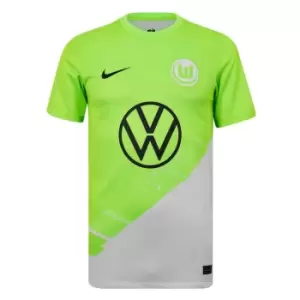 Image of Nike Wolfsburg Home Shirt 2023 2024 Adults - Green