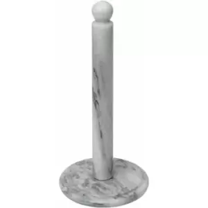 Image of White Marble Kitchen Roll Holder - Premier Housewares