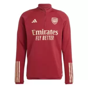 Image of adidas Arsenal Football Club Drill Top 2023 2024 Mens - Red