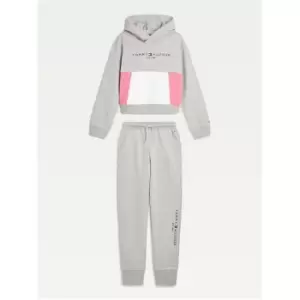 Image of Tommy Hilfiger Junior Girls Jogger Set - Grey