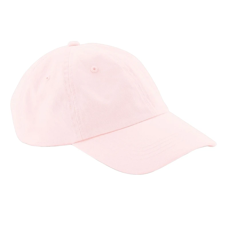 Image of Beechfield Womens 6 Panel Low Profile Cap in Light Pink Light Pink Female One Size