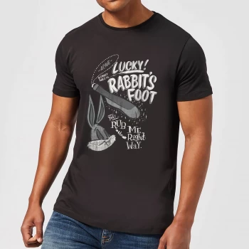 Image of Looney Tunes ACME Lucky Rabbits Foot Mens T-Shirt - Black - 5XL
