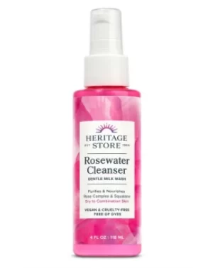 Image of Heritage Store Rosewater Cleanser 118ml