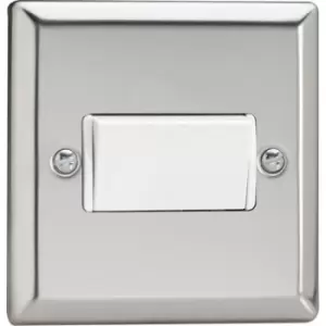 Image of Varilight Fan Isolating Switch (3 Pole) Chrome - XCFIW