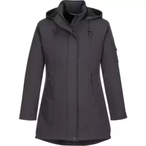 Image of Portwest Carla Womens Softshell Jacket Grey XL