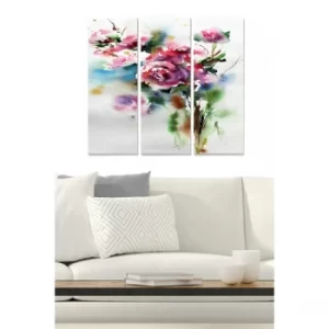 Image of MDF3256694 Multicolor Decorative MDF Painting (3 Pieces)