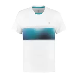 Image of HYPERCOURT EXPRESS CREW TEE 2 White / ALGIERS Blue - S