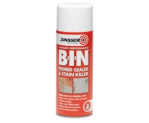 Image of Zinsser B.I.N Primer & Sealer Stain Killer Aerosol - 400ml
